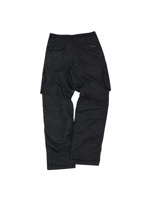 REVERSIBLE PADDED CARGO PANTS apa730m(BLACK)