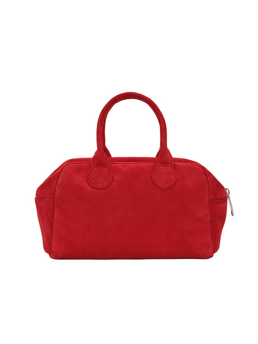 SOFT BOWLING BAG_red suede