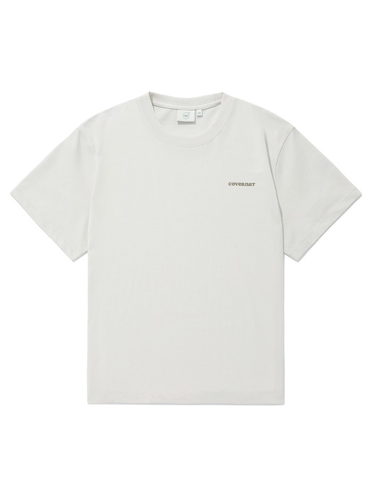 우먼 에센셜 2-PACK 티셔츠 에크루+서프 그린