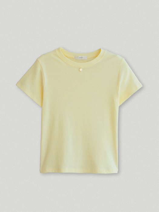 pendant half t-shirt_yellow