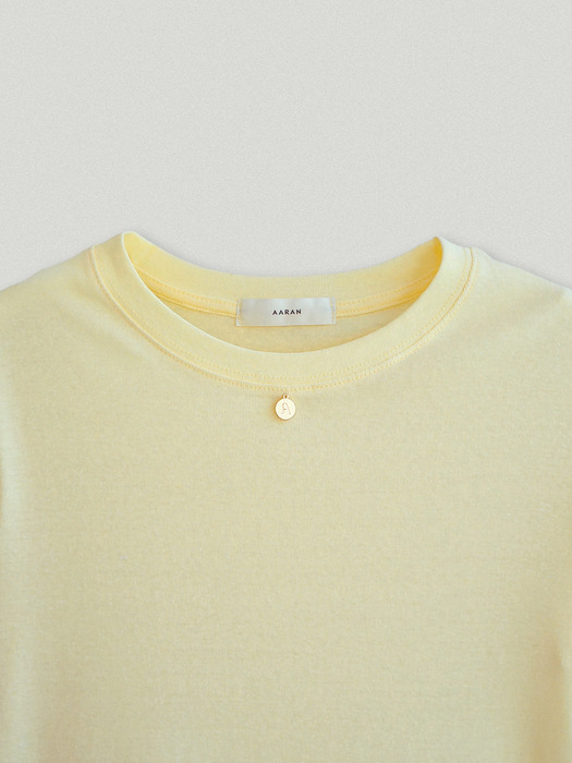 pendant half t-shirt_yellow