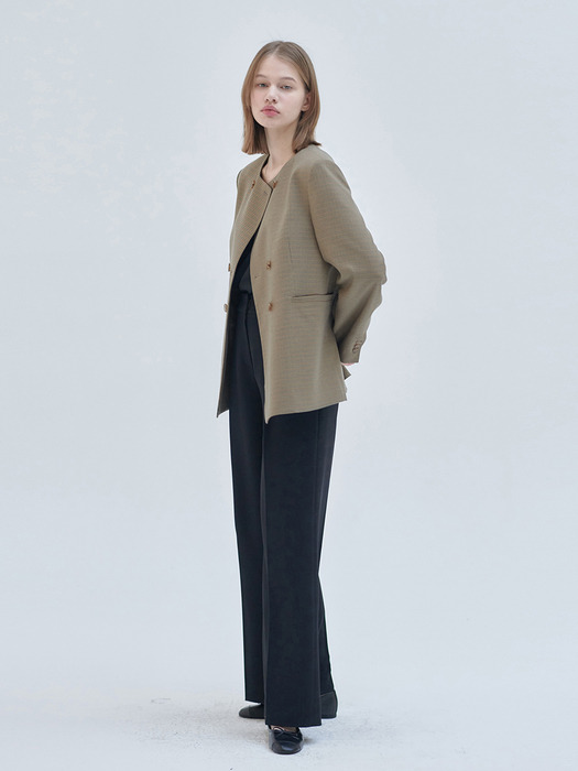 24SN collarless double jacket [V/CH]