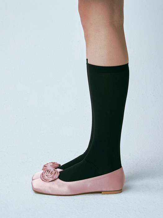 FLOWER SQUARE FLAT / PINK