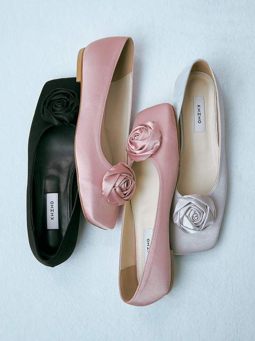 FLOWER SQUARE FLAT / PINK