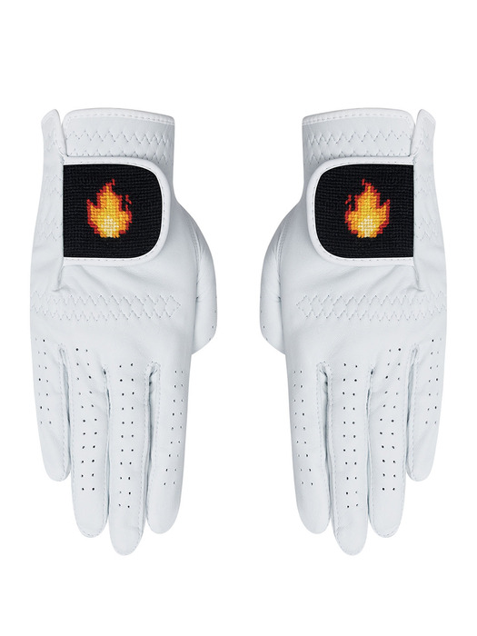 Fire Needlepoint Glove (Pair)