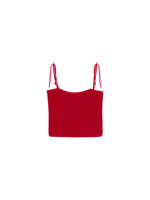 Crop Top Cardigan Setup - red