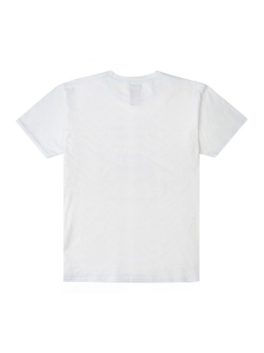 와일드 동키 공용 퍽 반팔 티셔츠 T PUCK EXTRASTRONG WASHED SKY