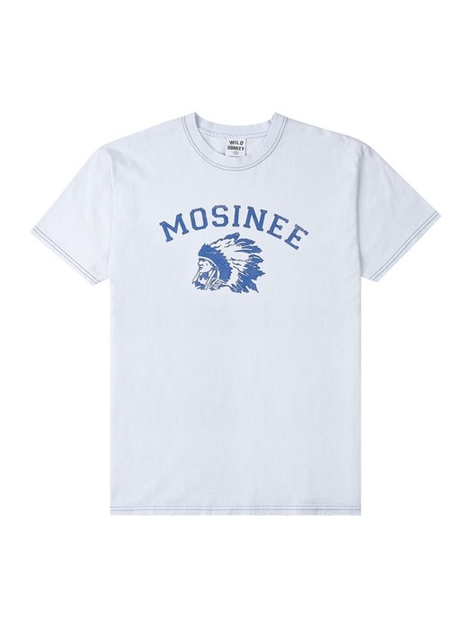 와일드 동키 공용 모사이니 반팔 티셔츠 T MOSINEE EXTRASTRONG WASHED ROYAL BLUE