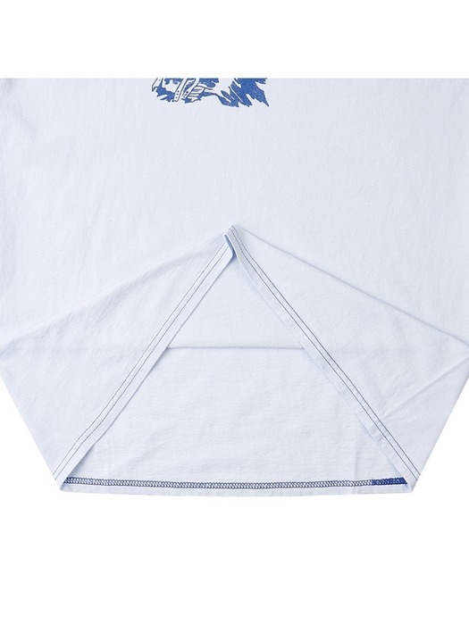 와일드 동키 공용 모사이니 반팔 티셔츠 T MOSINEE EXTRASTRONG WASHED ROYAL BLUE