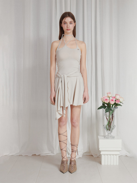 ORCHID TUBE DRESS grey