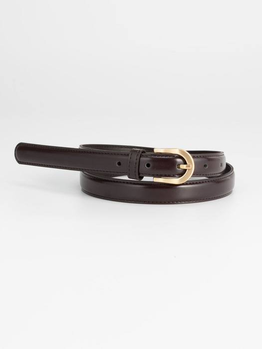 20mm Classic Eco Leather Belt (Brown)
