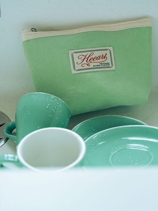 Voyage Cotton Pouch_Mint