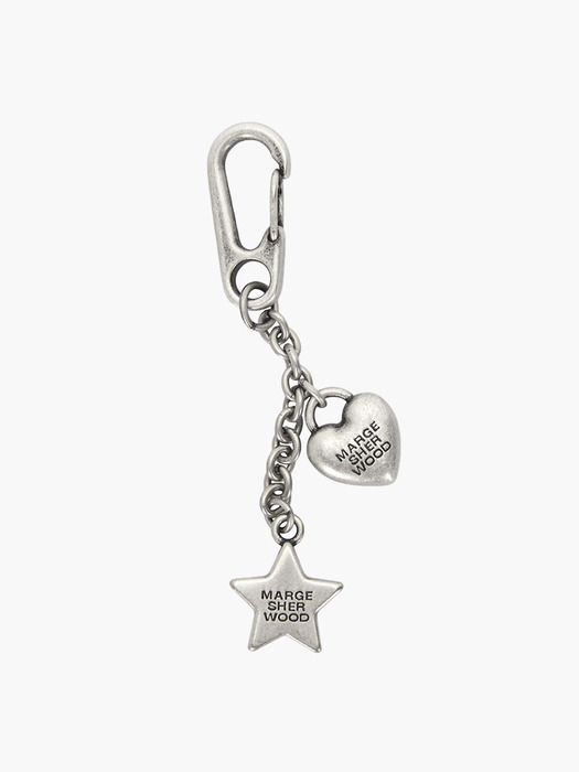 HEART STAR KEYCHAIN_2colors