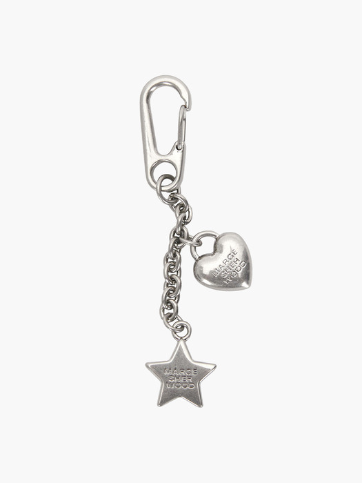 HEART STAR KEYCHAIN_2colors