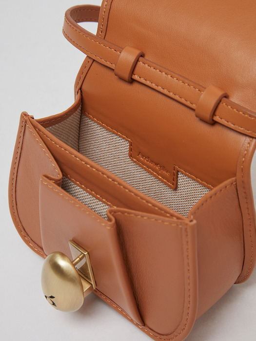 Egg wallet bag(Golden coral)