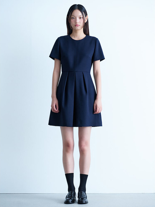 Volume Mini Dress  Navy (KE4871M01R)