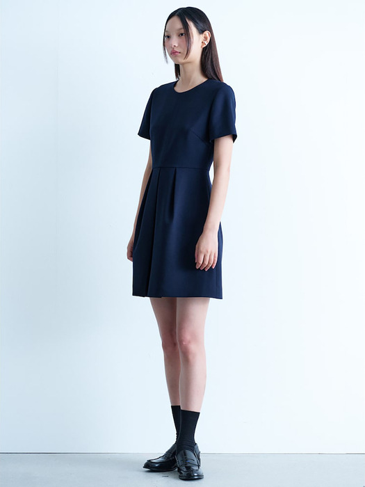 Volume Mini Dress  Navy (KE4871M01R)