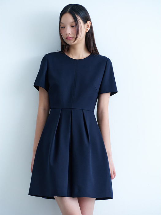 Volume Mini Dress  Navy (KE4871M01R)