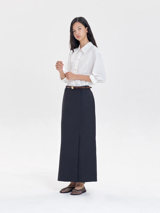 SIDE SLIT PENCIL SKIRT