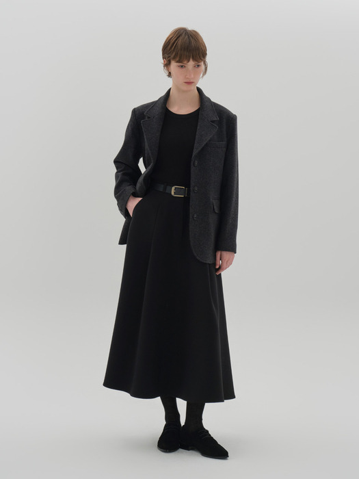 rohmer wool skirt_black