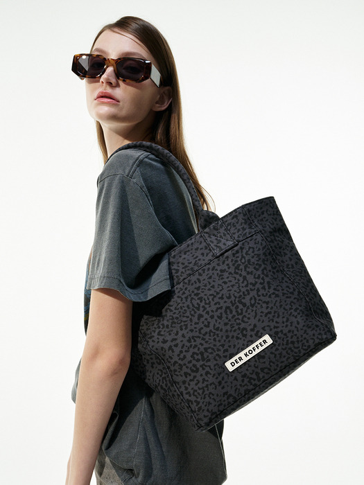 SHOPPER LEOPARD [CHARCOAL]_MD