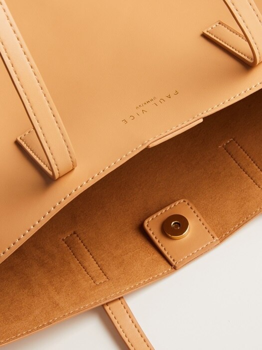 Leather Office bag - Camel 레더 오피스백 카멜 PV001CM
