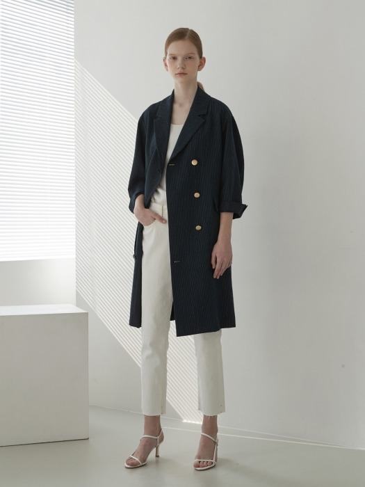Linen one-piece jacket [NA]