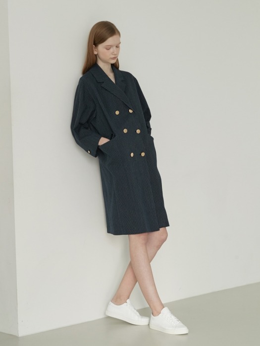 Linen one-piece jacket [NA]