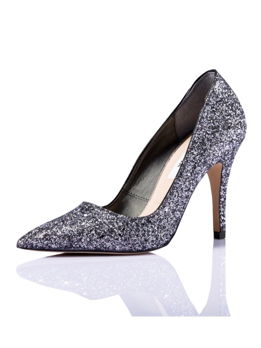 Glitter Stiletto_Gray Glitter