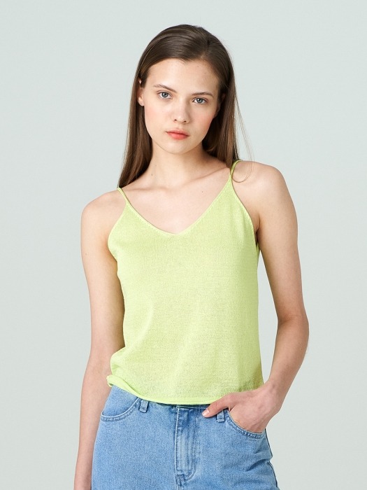 NEON GREEN KNIT TOP