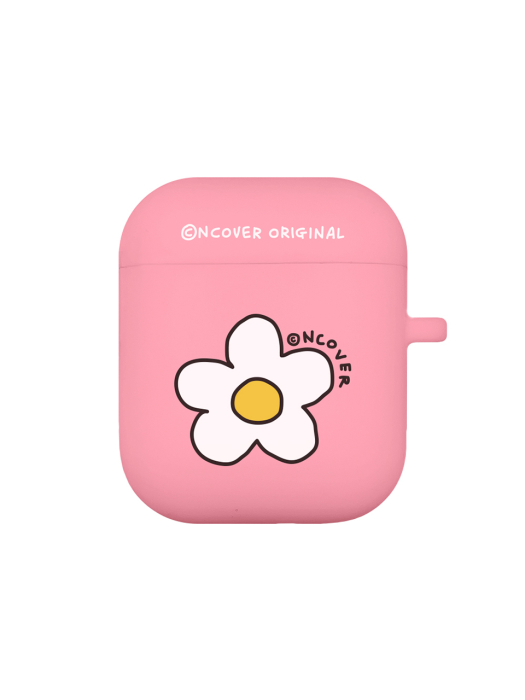 Flower point-pink(airpods jelly case)