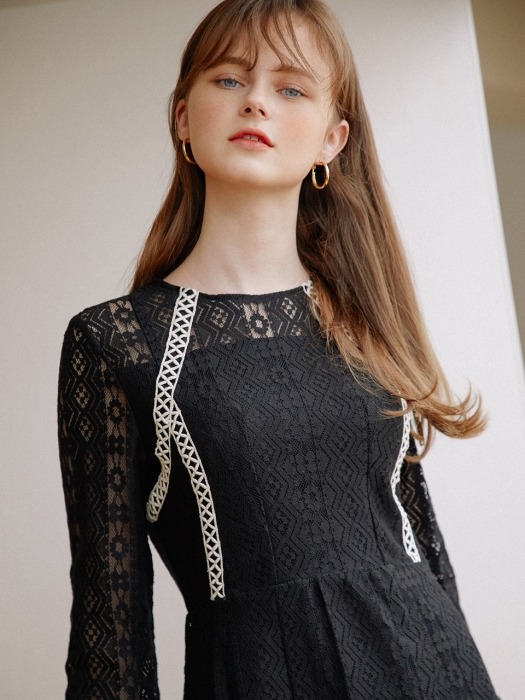Lovely Lace Dress_Black