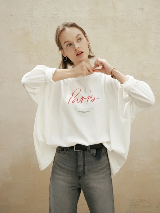 Paris print T-shirts