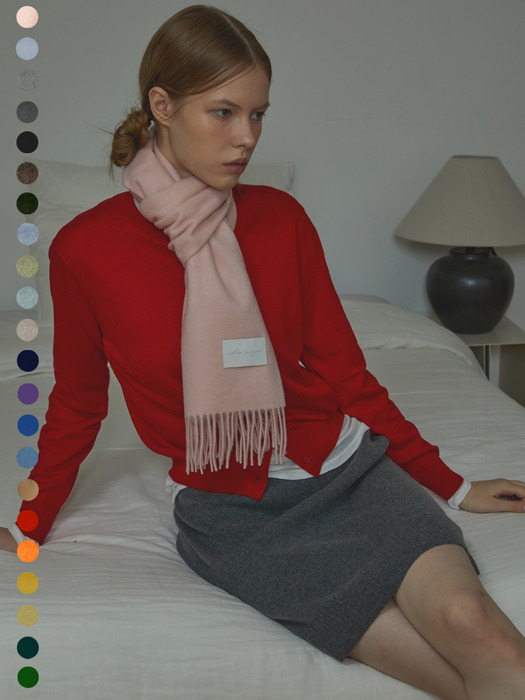 (선물포장)LAMBSWOOL 100 MUFFLER [24COLOR]