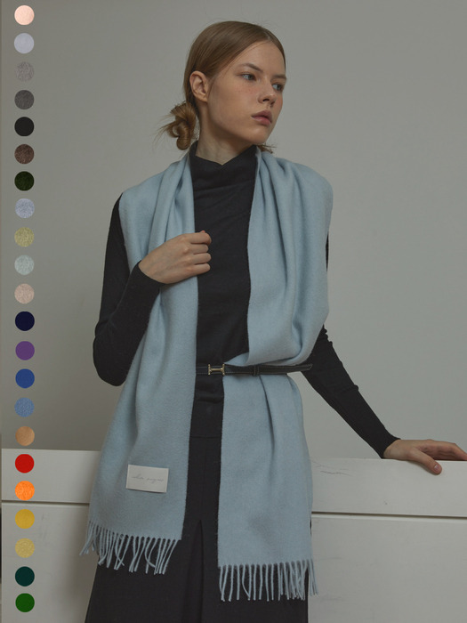 (선물포장)LAMBSWOOL 100 MUFFLER [24COLOR]