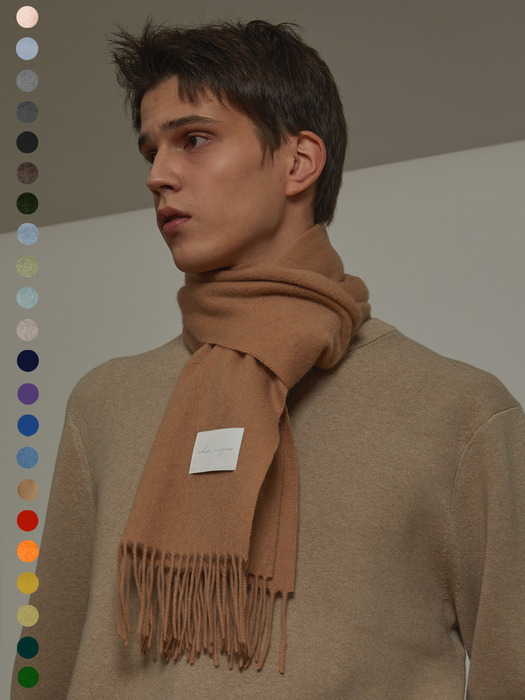 (선물포장)LAMBSWOOL 100 MUFFLER [24COLOR]