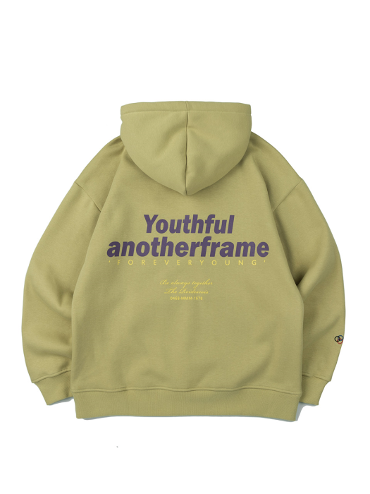FOREVER YOUNG HOODIE (OLIVE GREEN)