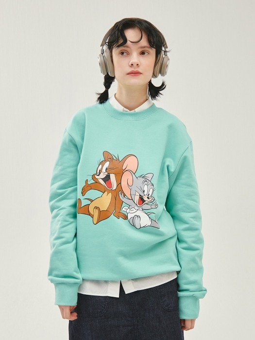 SS20 Stereo & Jerry] Jerry & Nibbles Sweatshirts(Mint)