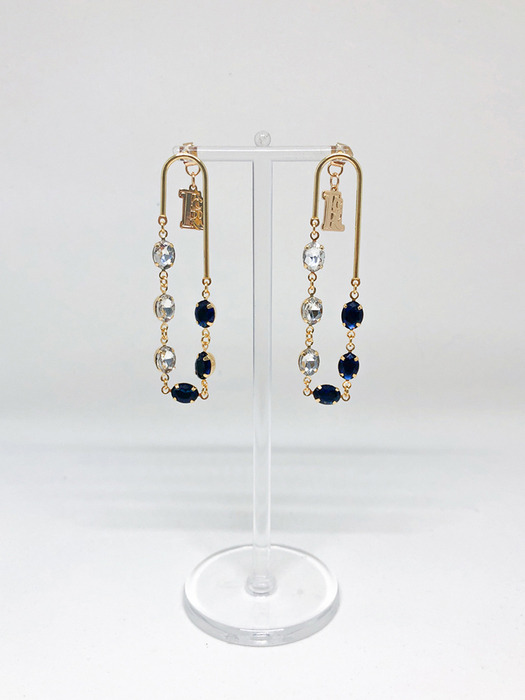 Blue benett earrings