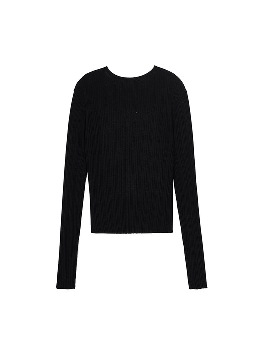 GOLGI HOOK CARDIGAN (BLACK)