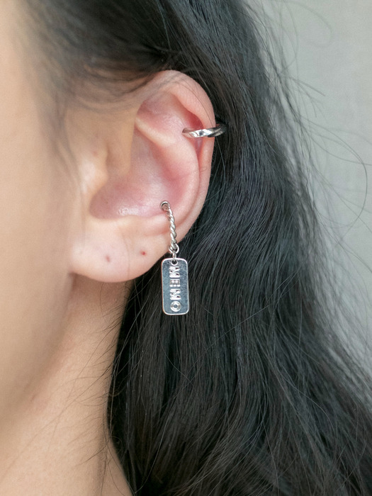 Memo simple earcuff 2set earring