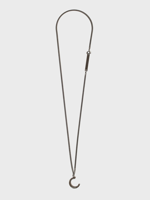 [세트상품] SCB035 Black bold ring & antique black necklace