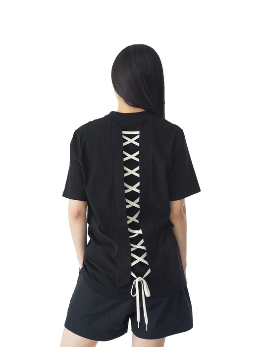 Back Lace-up T-Shirts 2020ver (BK)_ PA1TS4141