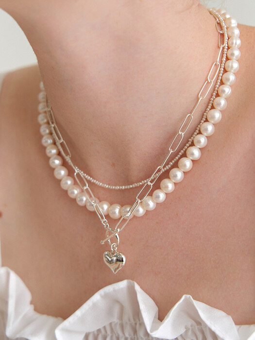 in good heart necklace (Silver 925)
