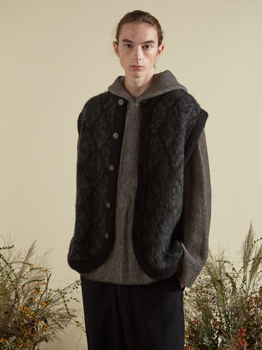 PHYTON MOHAIR KNIT VEST