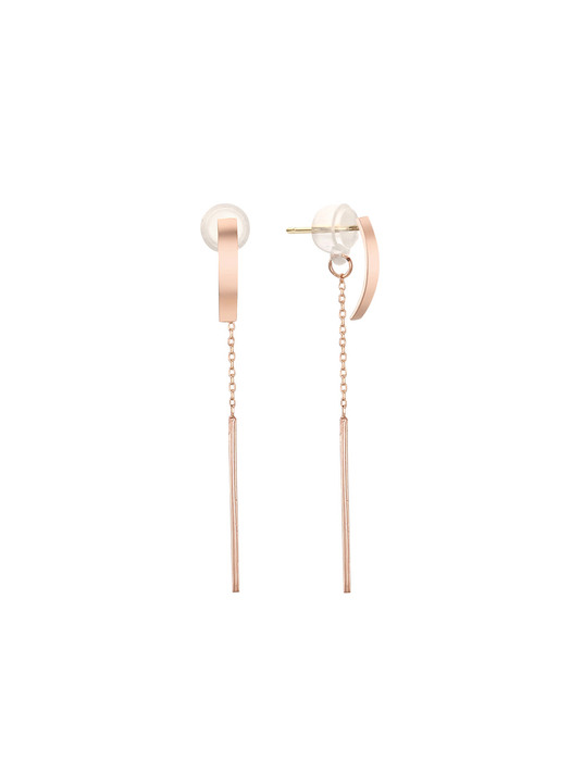 라인 무드 드롭 10K Gold 귀걸이 LPSK3001T