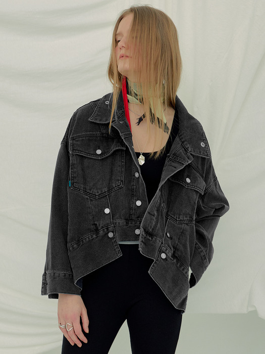 Debbie Denim Jacket (Black)