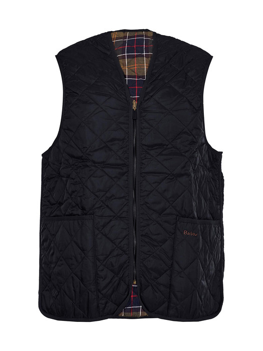 [MLI0001BK91] Barbour Quilted Waistcoat/Zip-In Liner