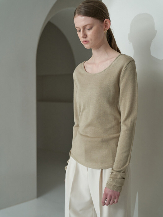 Wool Long Round Knit