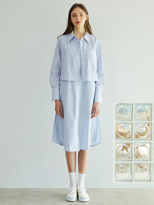 st layered shirt dress SK